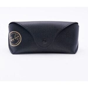 Authentic Ray-Ban Sunglasses Leather Case Black